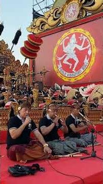 Pembuka Sekaa Gong Drama Gong Lawas, Pesta Kesenian Bali, Art Center Denpasar Bali