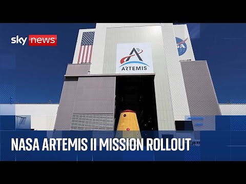 NASA's Artemis mission begins as mega-rocket is rolled onto launch pad | Full coverage