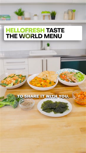 Our Taste the World recipe collection brings the excitement of global travel to your dinner table— without the complexity of planning or cooking international meals from scratch! 🌎 Plus, for every Taste the World recipe you order, you'll be entered for a chance to win 1 of 4 flight packages for four to anywhere Air Canada flies.* ✈️ Check out the full menu at hellofresh.ca *No purchase necessary. Full rules and regulations are available at hellofresh.ca/tastetheworld | HelloFresh