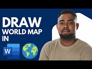How to Draw World Map in MS Word Using Keyboard Shortcuts | Easy Tutorial