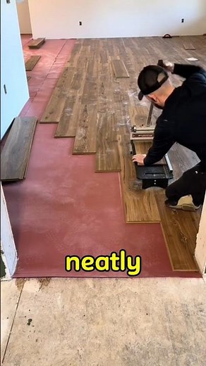 Fast & Precise Vinyl Flooring Installation Using Manual Cutter!