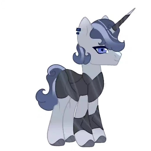 Yep this is Silver. Hope you guys like him. He has 3 younger sisters I need to introduce, and I'll be going in age order for them #mlp #mlpoc #mlpnextgen #mlpart #mlpau