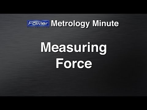 Metrology Minute: Measuring Force