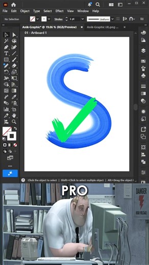 Adobe Illustrator Tutorial for Beginners 🤗 #graphicdesigner #illustratortutorial