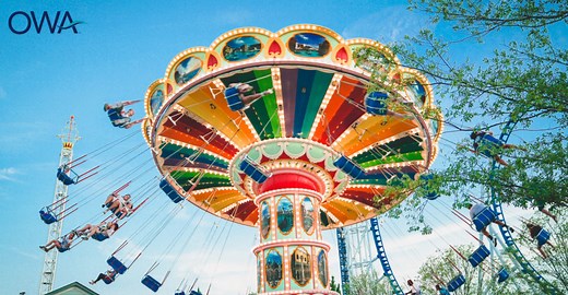 Flying Carousel Amusement Ride – The Park at OWA, Foley, AL