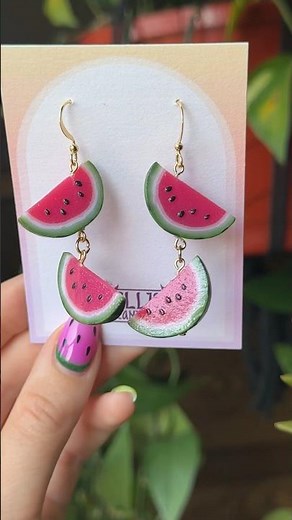 Making Mini Watermelons To Start The Next Collection Theme: Fruit! 🍉 #polymerclayartist