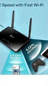 SIM WiFi Router Review 🔥 TP-Link Archer MR200 AC750 | 5GHz Dual Band 750Mbps