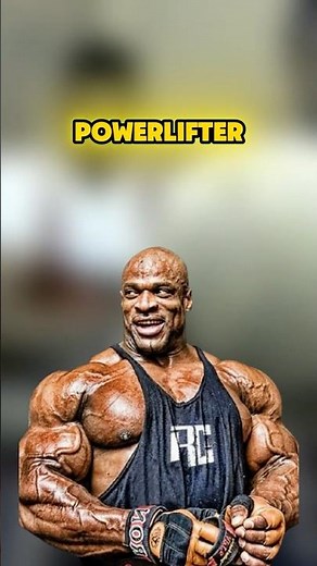 Before ruling bodybuilding, RONNIE COLEMAN was breaking POWERLIFTING record