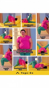 Ready to rock your transformation? Yoga-Go is here to help you go from plus size to perfect fit, all while having a blast! Say goodbye to limitations and hello to a healthier, stronger, and more confident you💥 Want more yoga exercises? Follow the link in the comments. #yogago #yogagoapp #healthyhabits #healthylifestyle #getfit #motivation #plussize #getfit | Yoga-Go: Yoga For Weight Loss