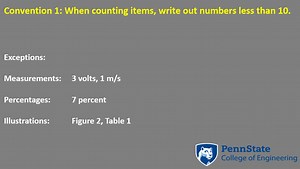 Expressing Numbers in Scientific Writing