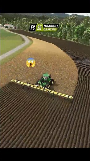 Big Tractor, Big Plow, Serious Power! 🚜🔥 | FS25 Shorts