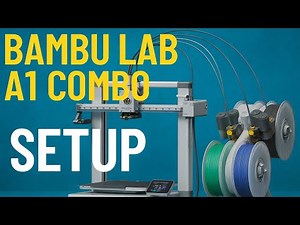 Bambu A1 Combo SETUP: First Print Shocked Me (Full Walkthrough)