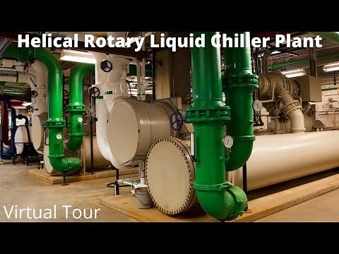 HVAC/R-Industrial Chiller Plant Virtual Tour (Helical Rotary Liquid Chiller)Industrial Refrigeration