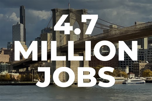  GREAT NEWS: New York City now has over 4.7 MILLION jobs — the most in NYC history!  We recovered all the jobs lost during the pandemic one year FASTER than experts predicted. From apprenticeships to small businesses, our economic recovery is full speed ahead. Here's to more jobs in all five boroughs! #NYCYouth #newyorkcity #BreakingRecords | NYC Department of Youth and Community Development | Facebook