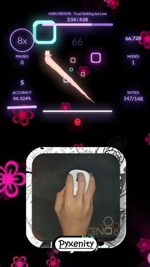 Trust nothing but AIM... | #rhythia #gameplay