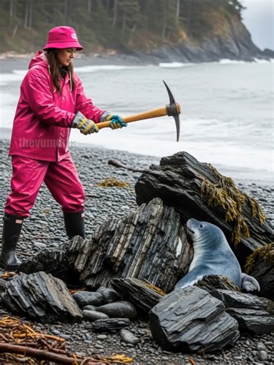 Not all heroes wear capes, some carry rocks. 🌍 This brave girl found a trapped creature and refused to leave until it was safe. A stunning rescue story that proves compassion can move mountains (or at least big rocks!). Drop a '❤️' for this amazing girl! ✨🙏 #KindnessMatters #NatureHero #AnimalRecovery #SurvivalStories #ViralShorts #HeroicAct #vumedia2026 #vumedia