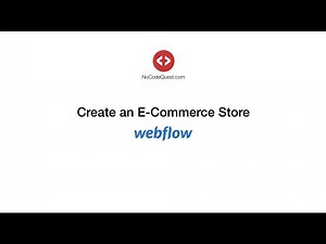 Building a Webflow Ecommerce Store (Step-by-Step)