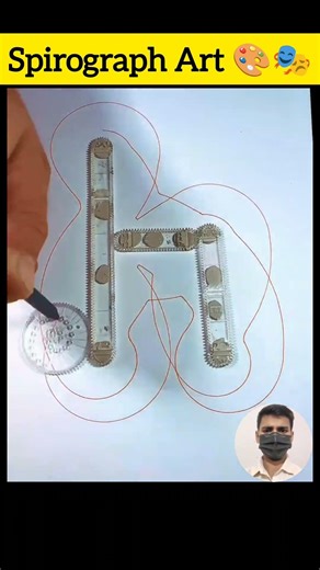 Watch This SPIROGRAPH Video Until The END #shorts #asmr #spirograph #satisfying#art