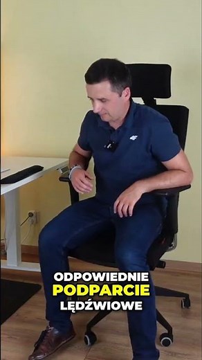 💥 Ustaw Fotel biurowy W 3 Minuty! Ergonomia Biurka Bez Bólu Kręgosłupa