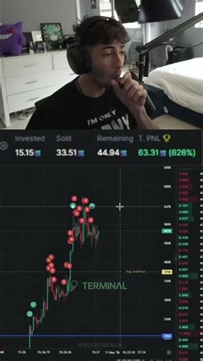 insane trade from FaZe Megga 😳🔥😭#crypto #trading #memecoins