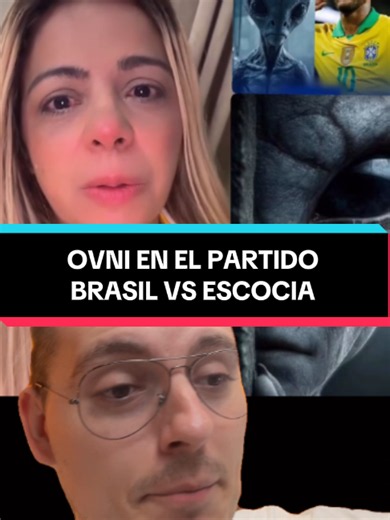Un ovni se aparece en el partido de brasil y escocia #brasil #futbol #mundial #alien #extraterrestres #fyp