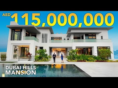 INSIDE THE MOST EXPENSIVE MANSION IN DUBAI HILLS ESTATE | PROPERTY VLOG #60