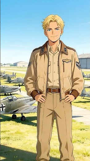 ハンス・マルセイユの生涯を1分で解説 #世界史 #第二次世界大戦 #マルセイユ #戦闘機 #エースパイロット #歴史雑学