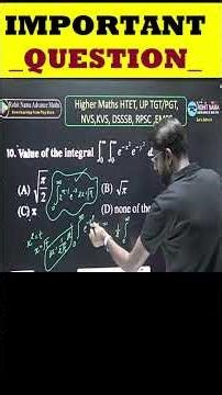 Most Important Double Integration| TGT PGT Maths 2026 #calculus #tgtpgtmaths #uppgtmaths #dsssbmaths