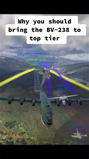 Bringing a BV238 in top tier is crazy🥀 #warthunderfunnymoments #warthunder #clip #gaijin