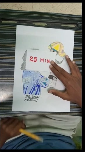 The art of Dhoni #art #msdhoni #sportsart