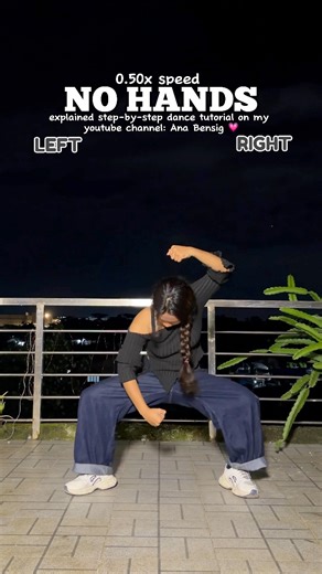 No Hands Dance Tutorial Slow and Mirrored 🧠 rivernovin #nohands #dancetutorial | Ana Bensig