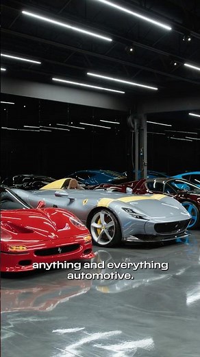 An eclectic collection. Watch the full video, out now. #Ferrari