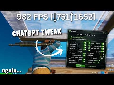 I let ChatGPT optimize my pc for gaming... *AGAIN*