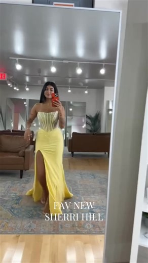 This color & that style!? How could it get any better for prom 2026? 💛✨ #twirlprom #promdresssale #promsale #promshopping #promdressshopping | Twirl Prom