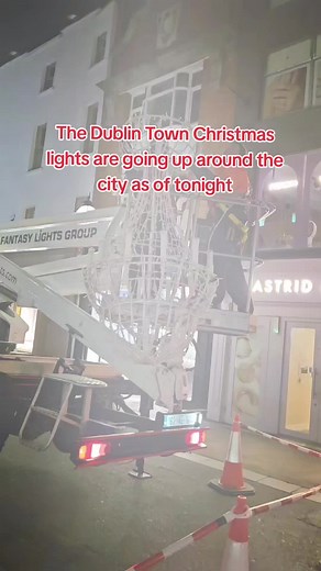 Christmas Lights in Dublin Town