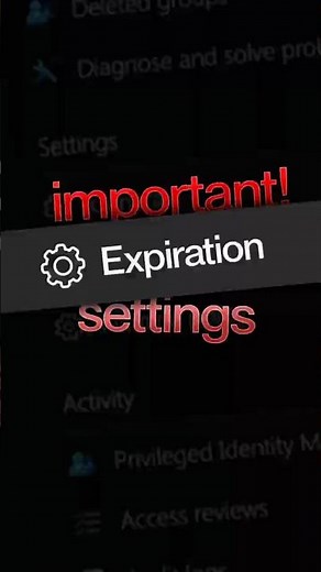 Entra ID Expiration Settings Explained! #entraid #tutorial