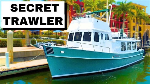A Secret Trawler | Perfect for Two Loopers – 40' Pacific Trawler Flybridge for $210K