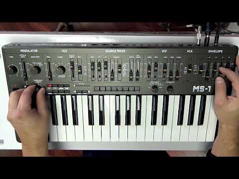Behringer MS-1 BK - Quick Demo (no talking)