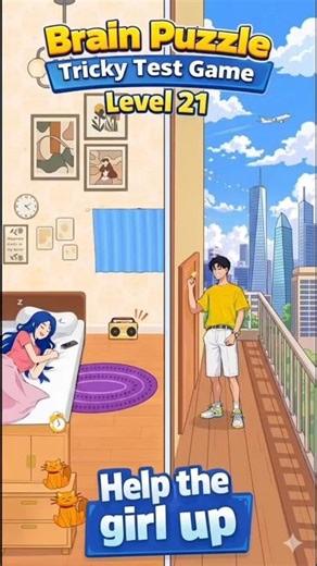 Brain Puzzle Tricky Test Game Level 21 #viral #puzzle #wakeup #help #brainpuzzletrickyquest