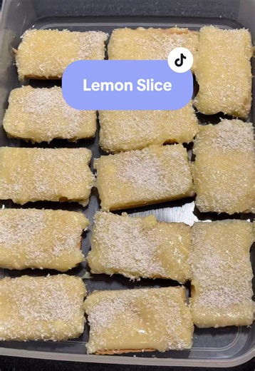 Easy Lemon Slice Recipe with White Chocolate & Condensed Milk