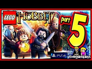 Lego the Hobbit - Walkthrough Part 5 The Troll Hoard Cave thing co-op (PS4)