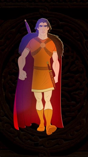 Warrior walk cycle animation #animation #walkcycle #2danimation #2danimations #2danimator #toonboomharmony #animationprocess