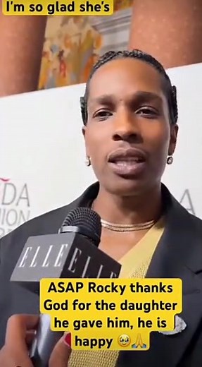 ASAP Rocky thanks God for the daughter God gave him #ASAP #asaprocky #prouddad | Isabelle Wasser