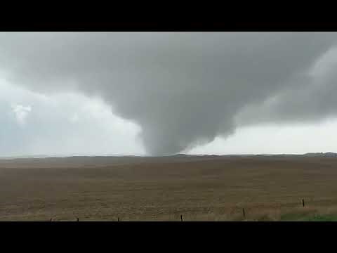 INTENSE INSIDE A WEDGE TORNADO in Dominator 3 west of Spalding Nebraska