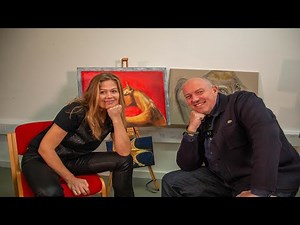 Artist's, Thomas Stimpson MBE and Wenke Reitz, Art exhibition at the '105a Studio' in London.