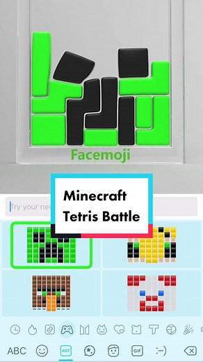 Playing Tetris with Minecraft Creepers: A Unique Twist