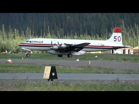 dc 6 take off Dawson City