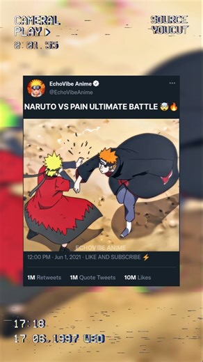 Naruto vs Pain 🥶🔥 #naruto #pain #shorts #shortfeed #viralshorts