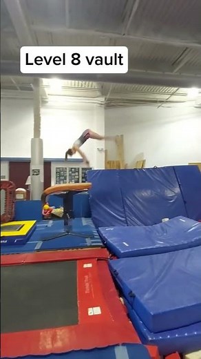Lvl 8 vault #vault #gymnast