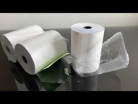 Fabric Scraps on Adding Machine Paper